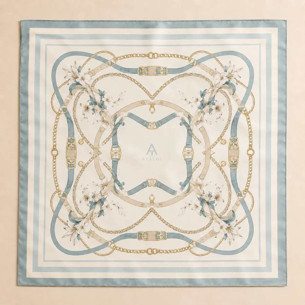 Atalhi Damenhalstuch Azure Mist