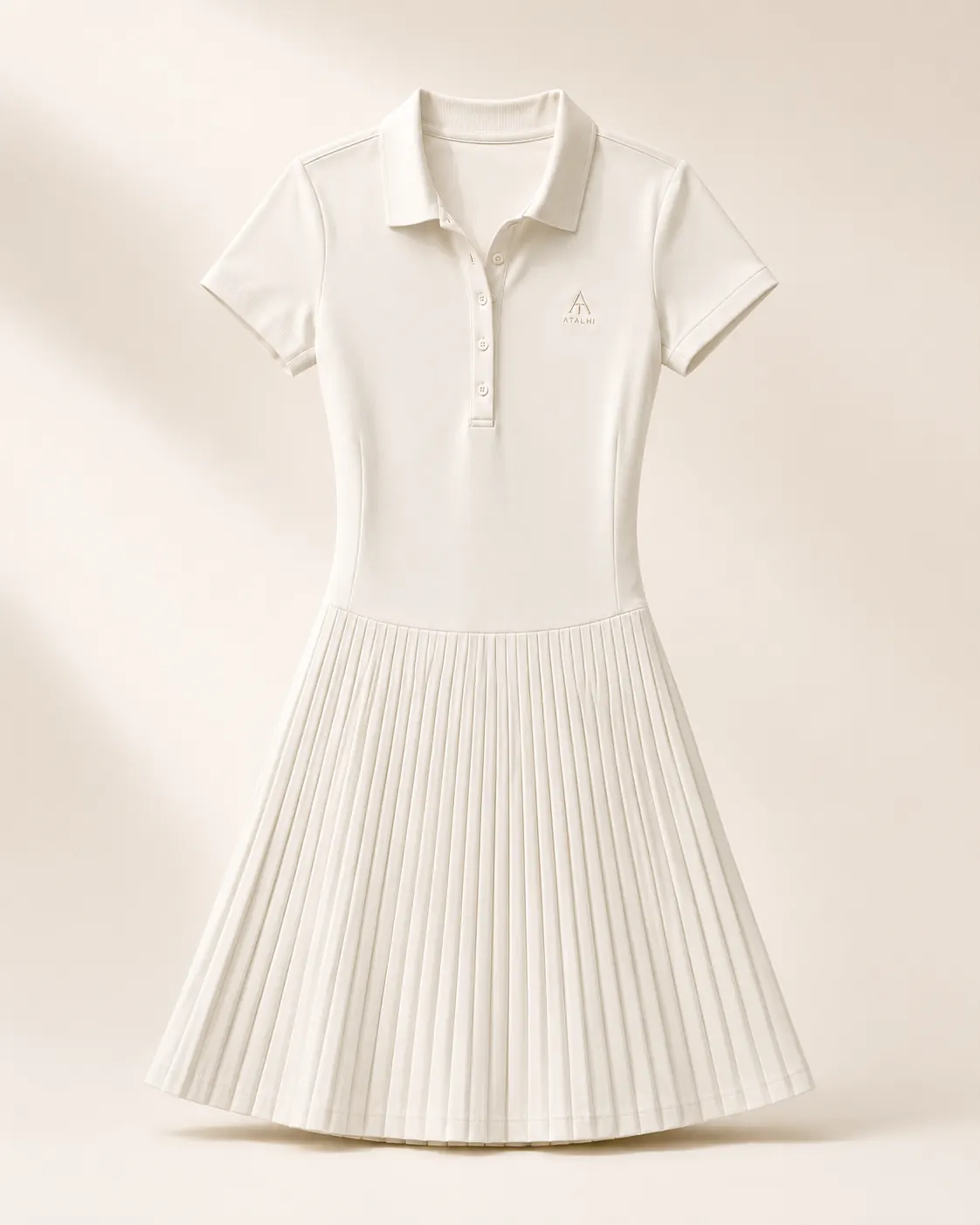 Atalhi Polokleid in Weiß